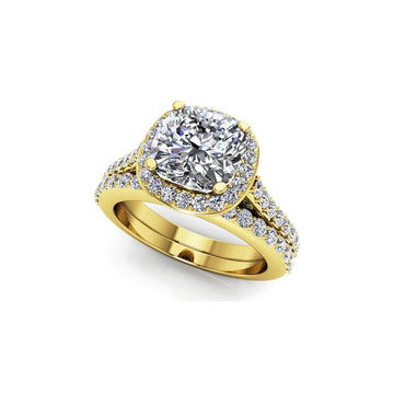Classic Love Cushion Frame Bridal Set