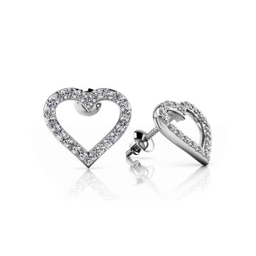 Sweetheart Diamond Earrings