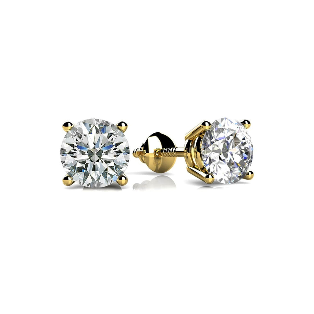 Classic Four Prong Diamond Studs