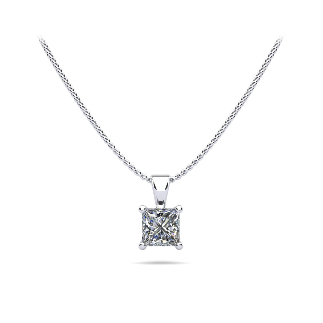 Perfect Princess Diamond Pendant