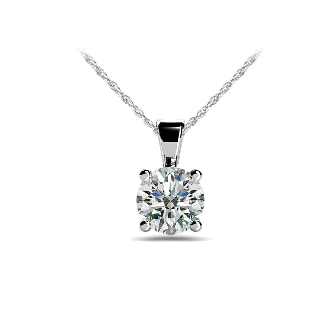 Be Mine Diamond Solitaire Pendant