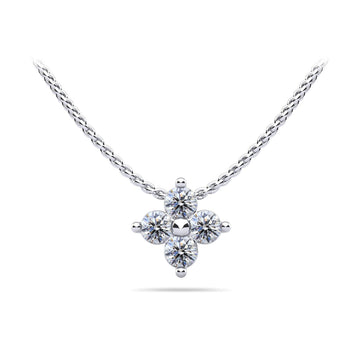 Brilliant Four Diamond Pendant