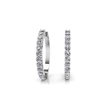 Must Have Diamond Hoop Earrings