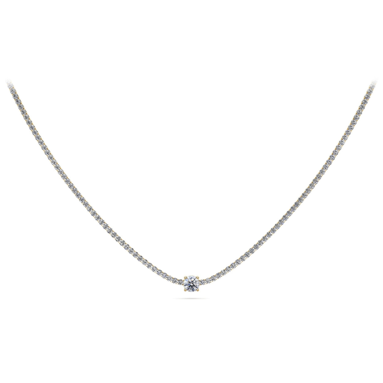 Timeless Dreams Brilliance Round Diamond Necklace