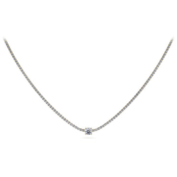 Timeless Dreams Brilliance Round Diamond Necklace