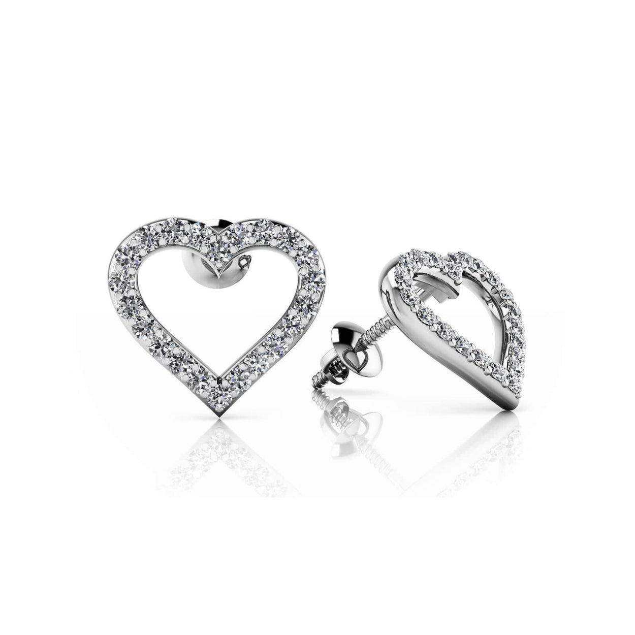 Sweetheart Diamond Earrings