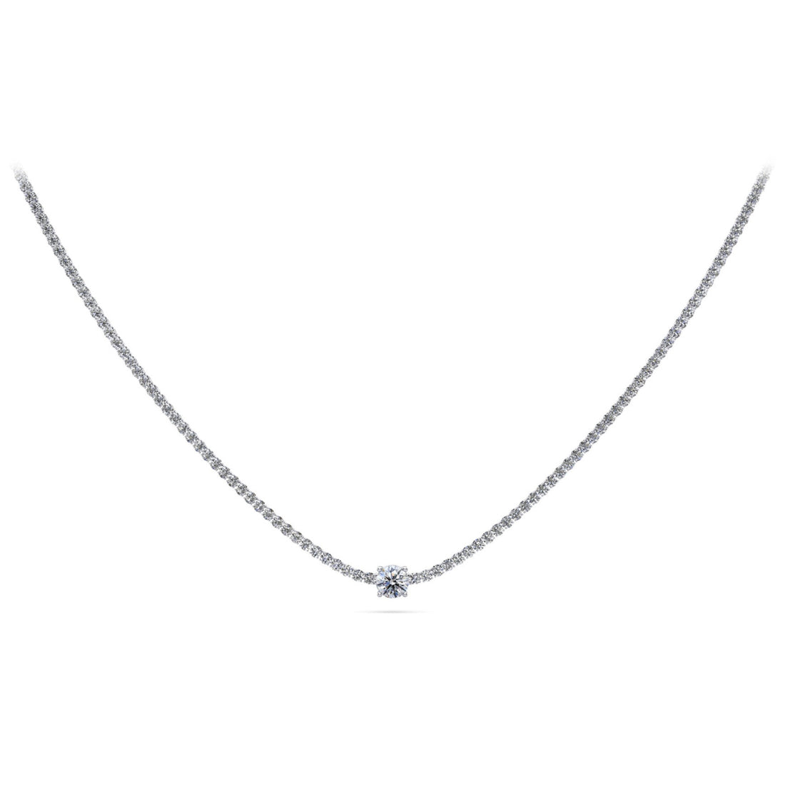 Timeless Dreams Brilliance Round Diamond Necklace