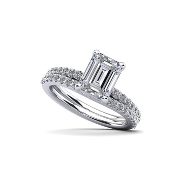 Emerald Dream Diamond Bridal Set