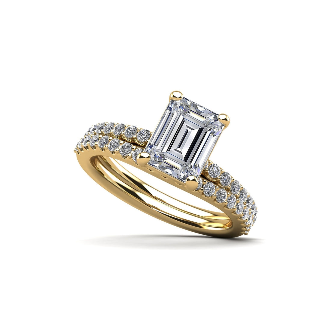 Emerald Dream Diamond Bridal Set